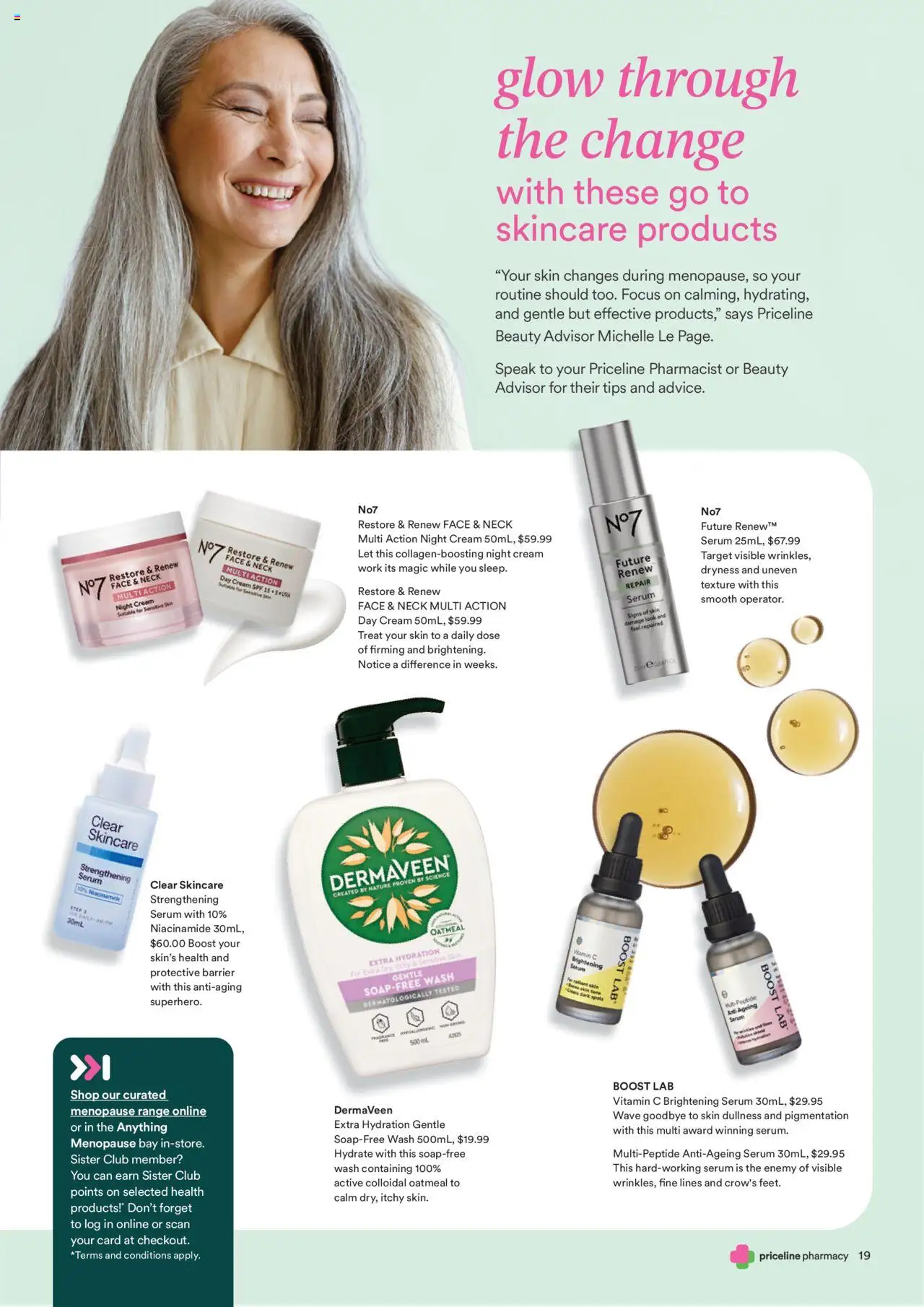 Priceline Pharmacy catalogue - valid from 02.10.2025 | Page: 19 | Products: Cream, Dullness, Night cream, Sensitive skin