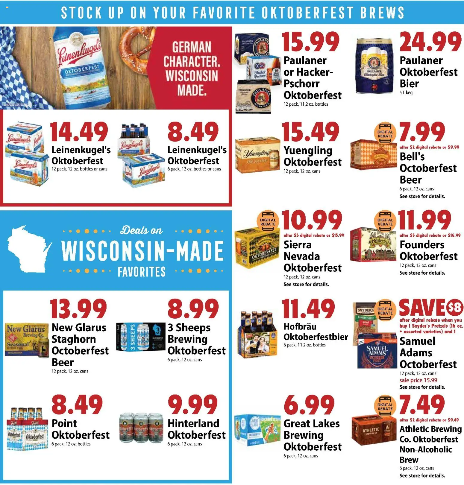 Festival Foods Weekly Ad - valid from 08/12/2026 | Page: 8 | Products: Beer