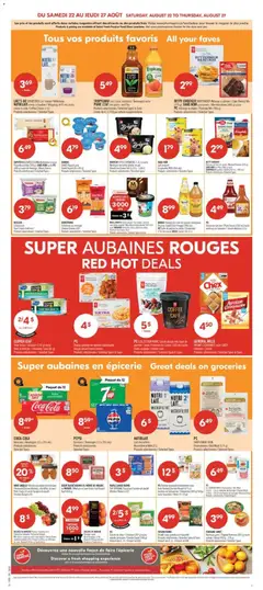Preview of Pharmaprix weekly flyer / circulaire from shop Pharmaprix valid from Aug 22, 2026 | Page: 4