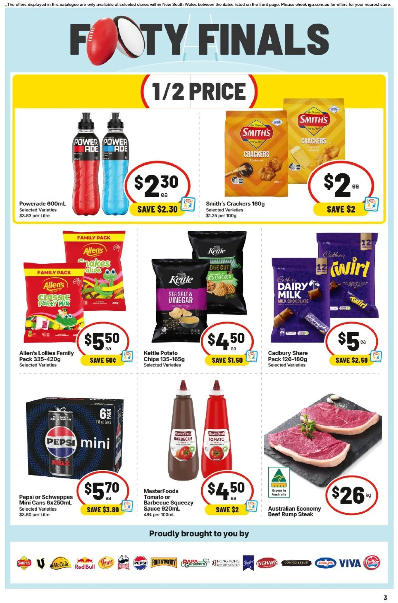 IGA catalogue - valid from 09/09/2026 | Page: 4 | Products: Milk, Dairy, Beef, Tomato