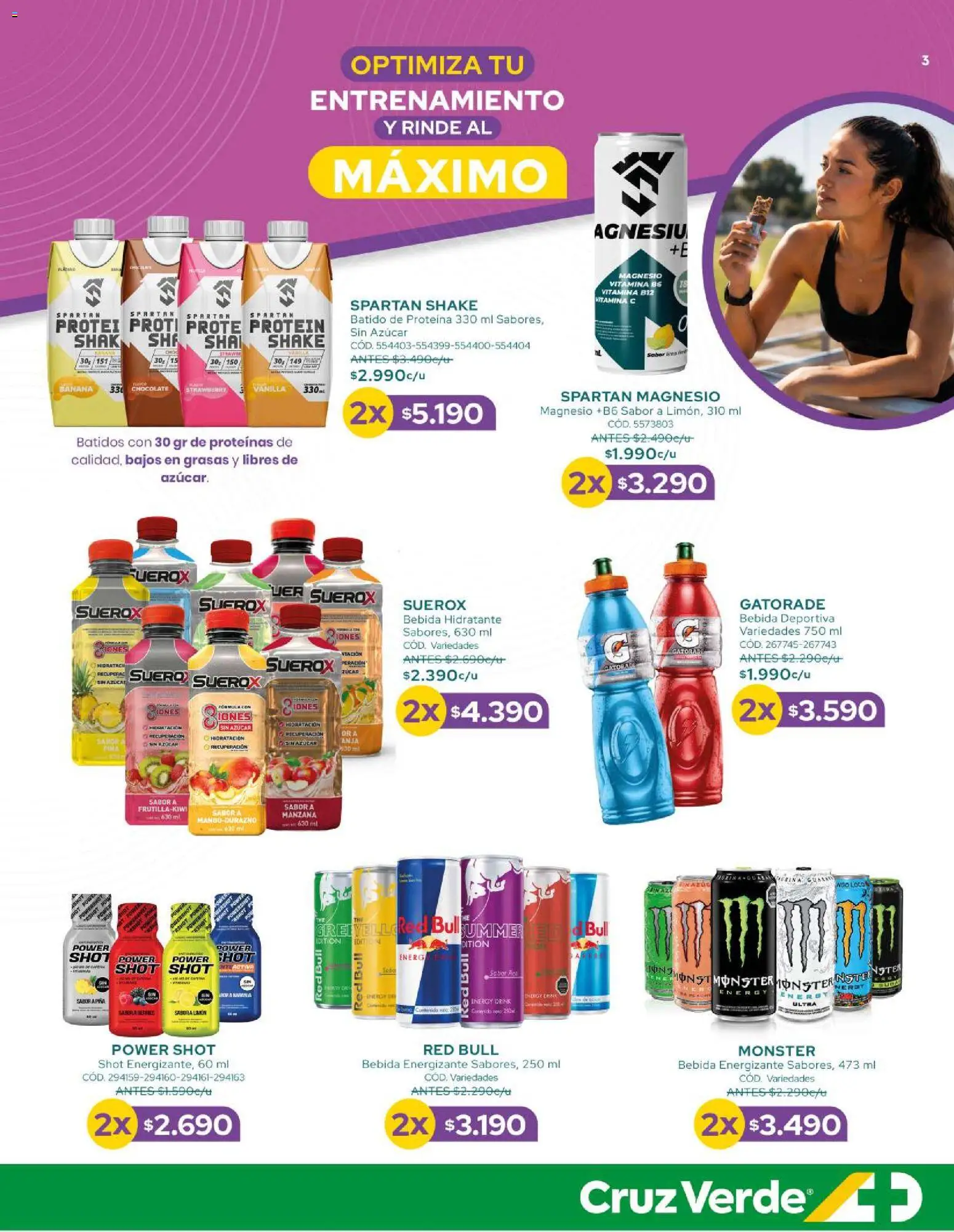 Cruz Verde - Bebestibles y Snacks │ válido desde el 30.06.2026 | Página: 3 | Productos: Manzana, Chocolate, Azucar, Durazno