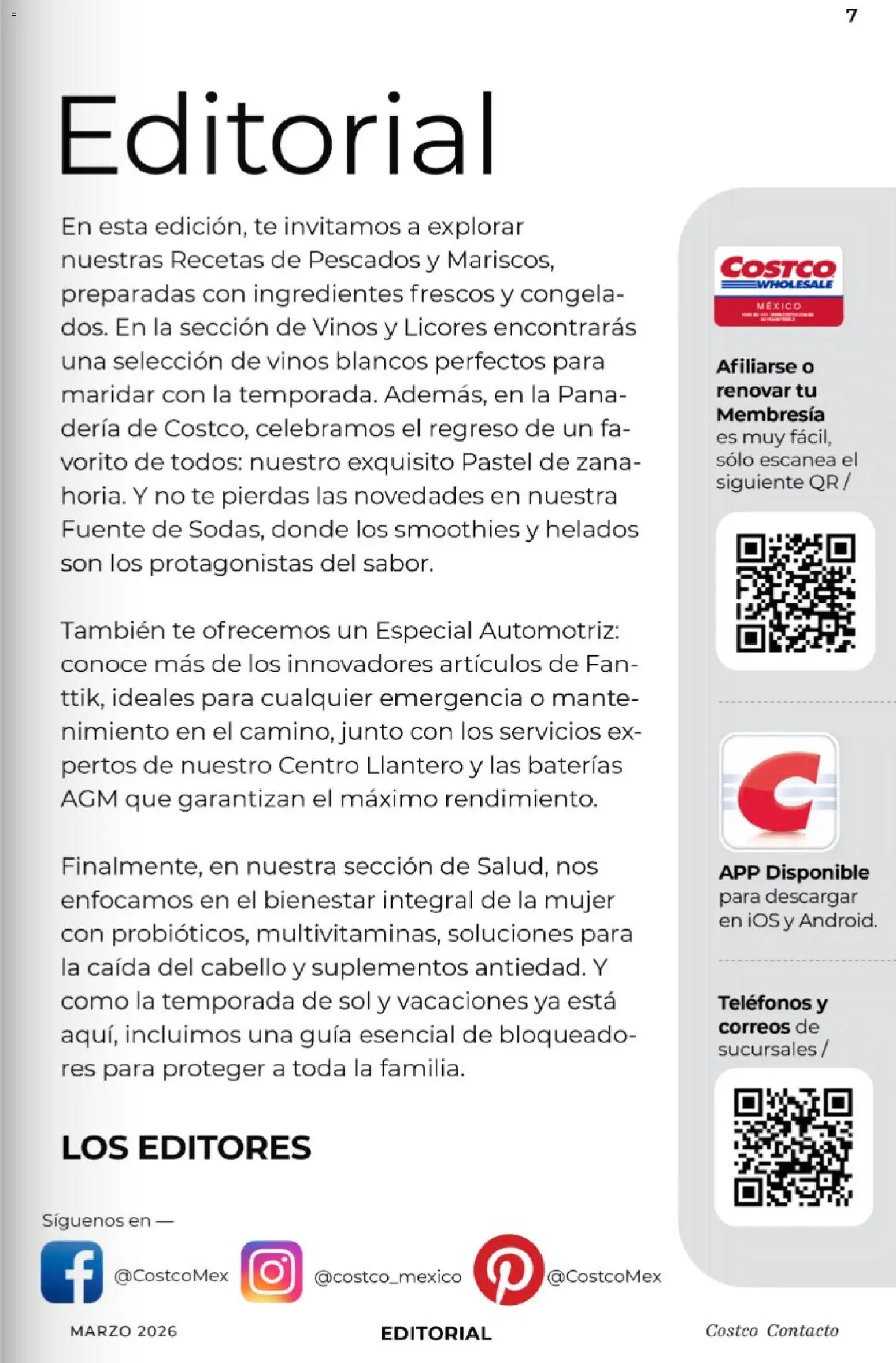 Nuevas ofertas de Costco válidas en toda la República Mexicana desde el 01.03.2026. ¡Encuentra las mejores ofertas en Costco Revista de marzo! | Página: 7 | Productos: Fuente, Pastel, Res, Zanahoria