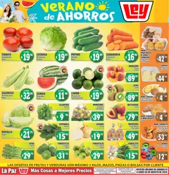 Vista previa de Casa Ley folleto Las ofertas de frutas y verdunas, nuevo folleto de la tienda, válido en México a partir del 01/08/2026