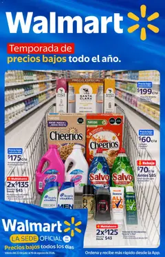 Vista previa de Walmart folleto, nuevo folleto de la tienda, válido en México a partir del 22/07/2026