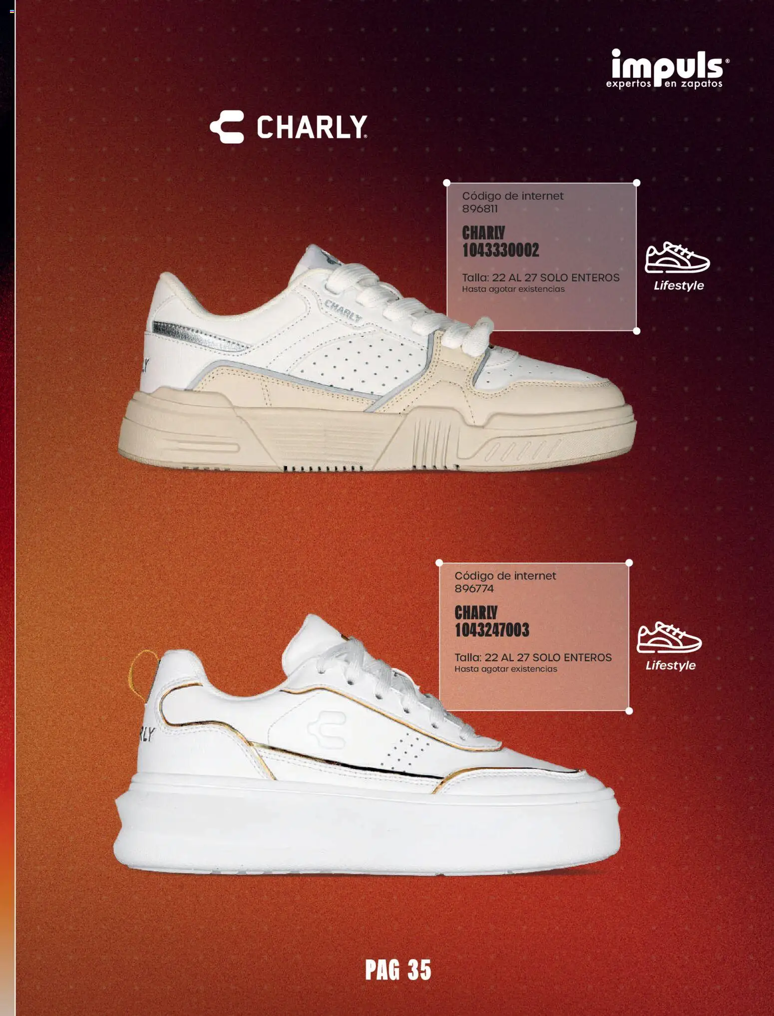 Nuevas ofertas de Impuls válidas en toda la República Mexicana desde el 01/09/2026. ¡Encuentra las mejores ofertas en Impuls catálogo Urban Sport! | Página: 37 | Productos: Zapatos