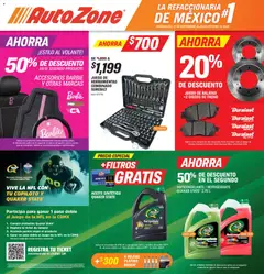 Vista previa de AutoZone catálogo, nuevo folleto de la tienda, válido en México a partir del 27/09/2026