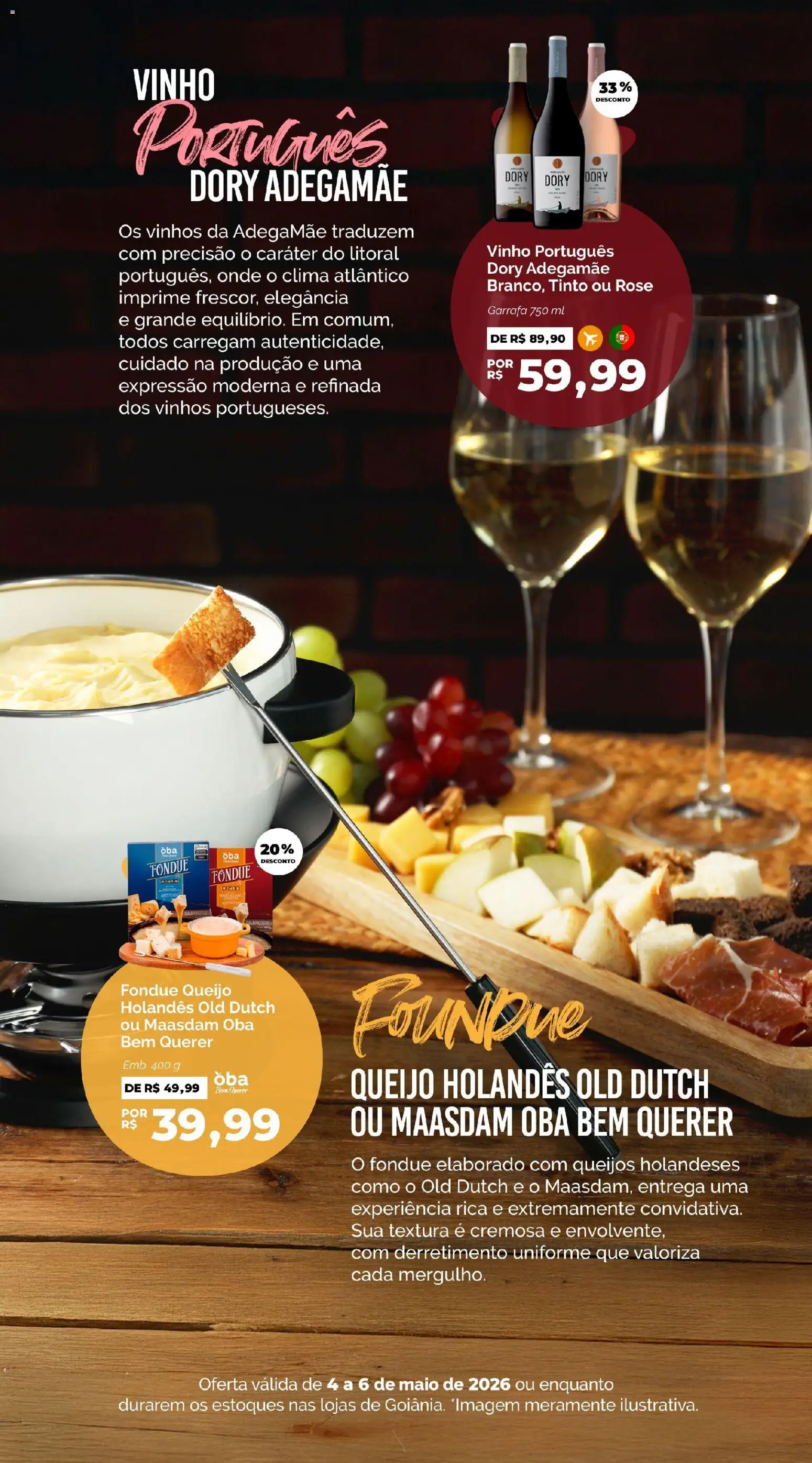 Oba Hortifruti Folheto - válido de 04.05.2026 | Página: 2 | Produtos: Maiô, Queijo, Vinho