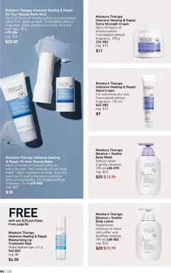 Preview of Moisture Therapy Balance + Soothe Body Wash, Softens while it gently cleanses. 390 ml from shop Avon valid from 23.04.2026 | Page: 86