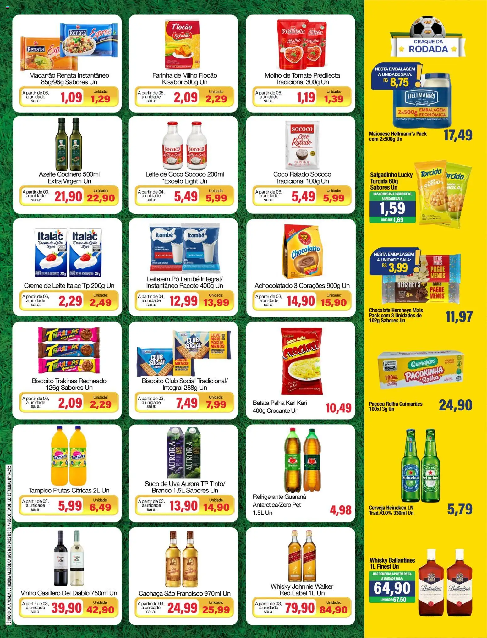 Spani Atacadista Folheto - válido de 30/06/2026 | Página: 3 | Produtos: Pó, Leite, Heineken, Creme de leite