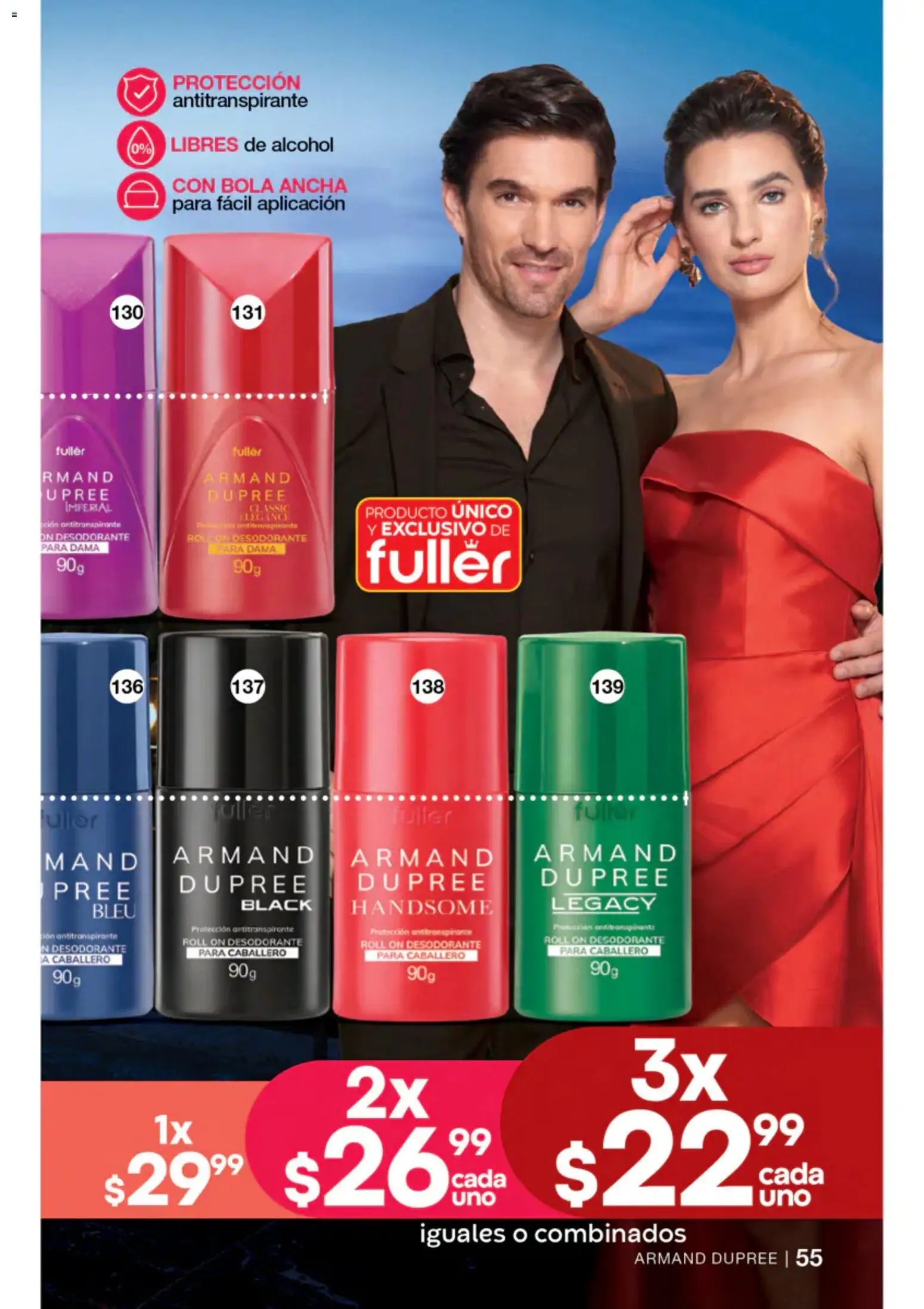 Nuevas ofertas de Fuller válidas en toda la República Mexicana desde el 22/07/2026. ¡Encuentra las mejores ofertas en Fuller campaña 8 2026! | Página: 45 | Productos: Desodorante, Antitranspirante