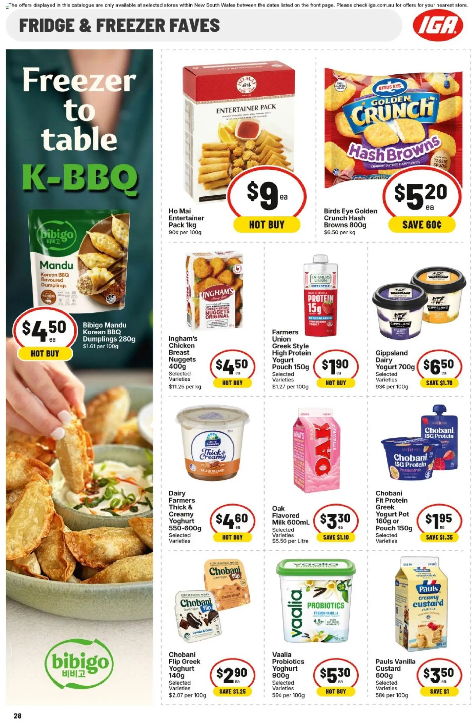 IGA catalogue - valid from 30/09/2026 | Page: 24 | Products: Table, Milk, Fridge, Vanilla
