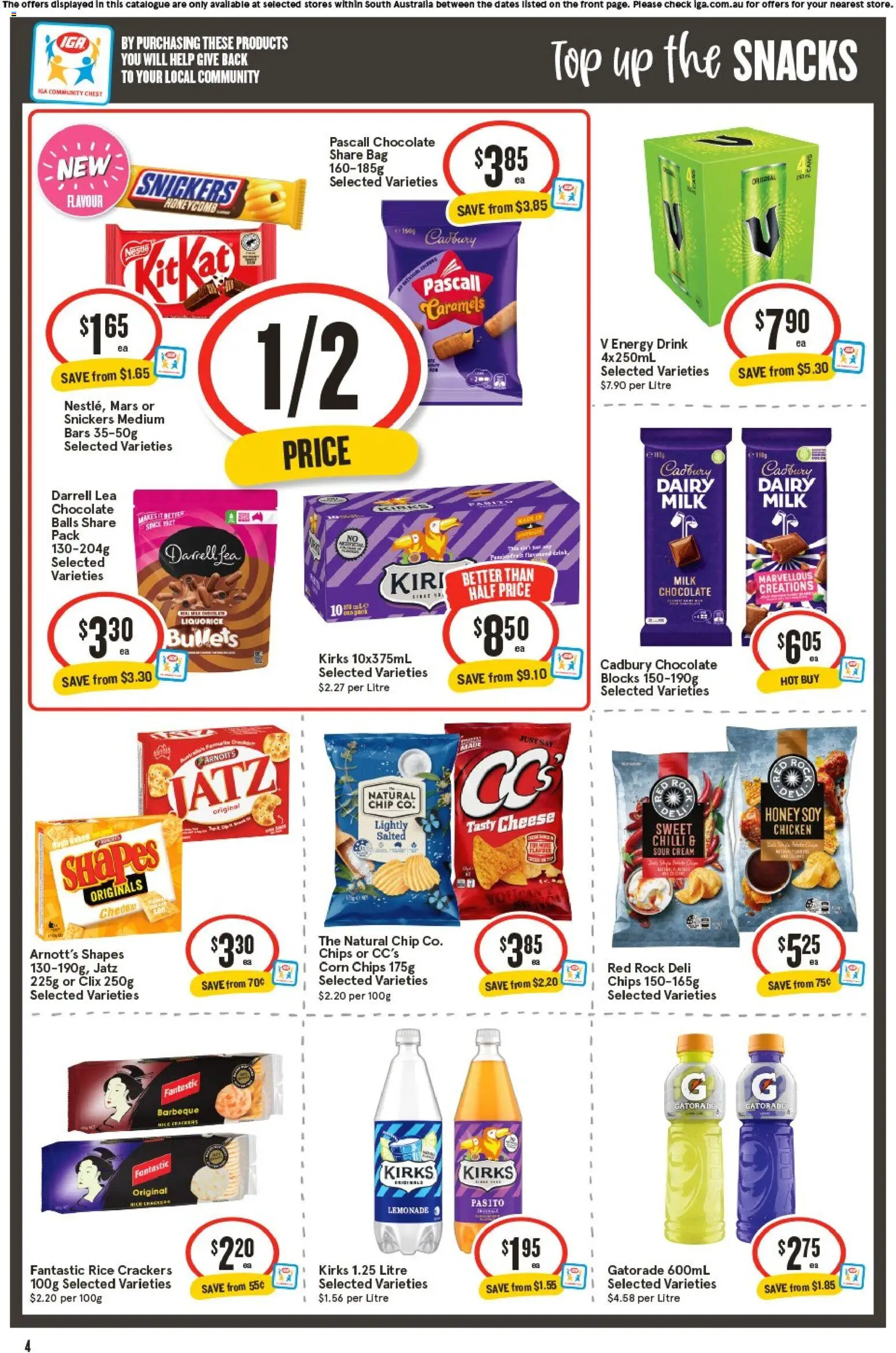 IGA catalogue - valid from 05/08/2026 | Page: 5 | Products: Crackers, Rice, Sour cream, Chilli
