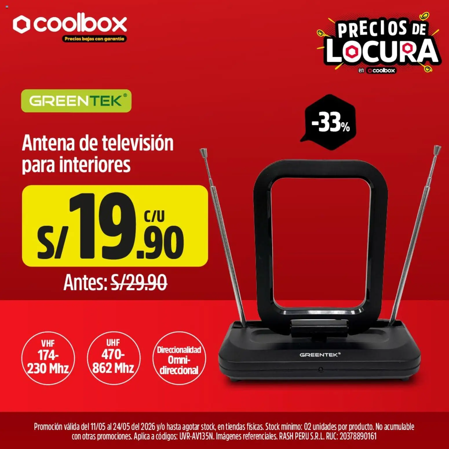 Catálogo Coolbox válido desde 11.05.2026 | Página: 4 | Productos: Televisión