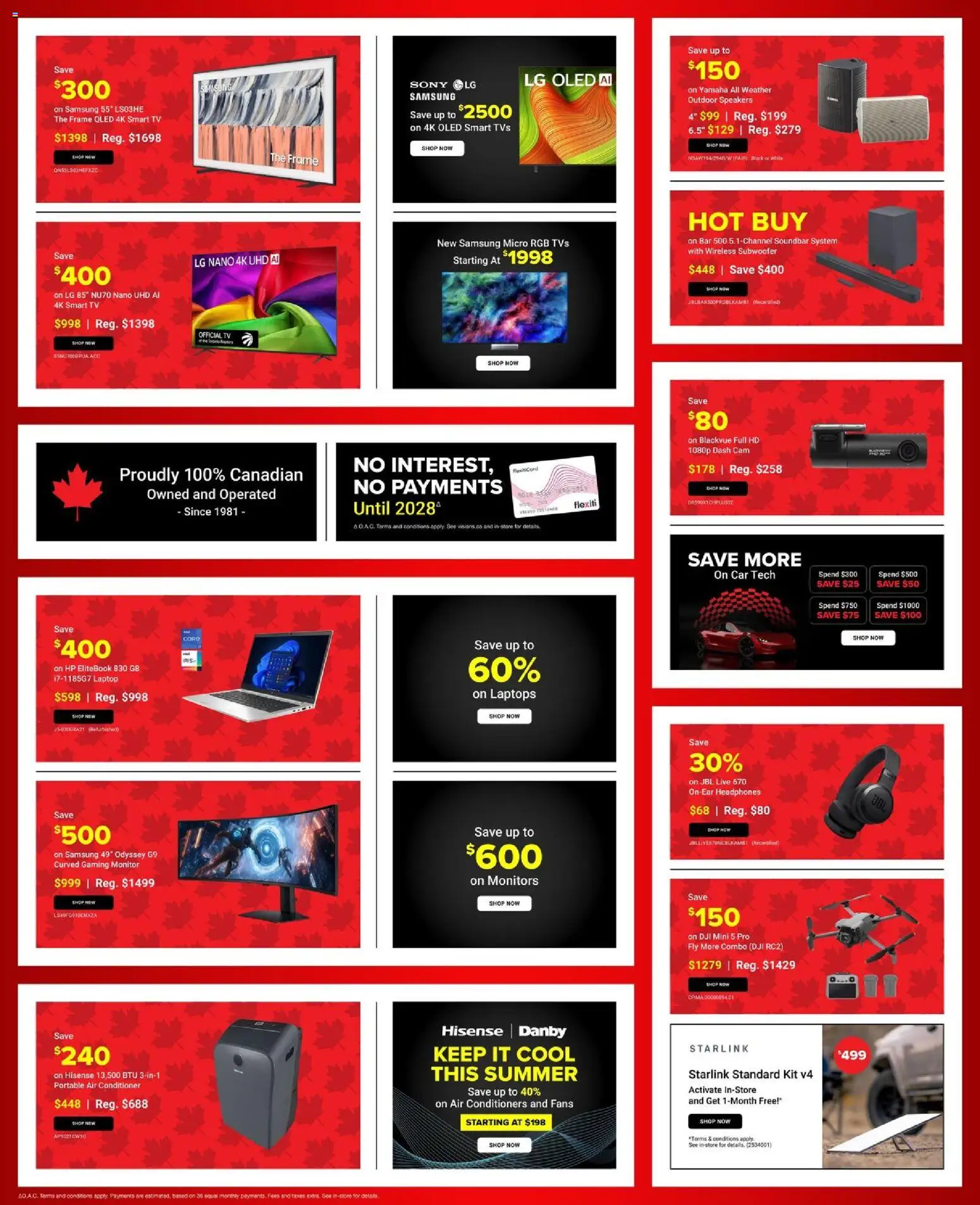 Visions flyer valid from Jul 3, 2026 | Page: 2 | Products: Monitor, Tv, Headphones, Conditioner