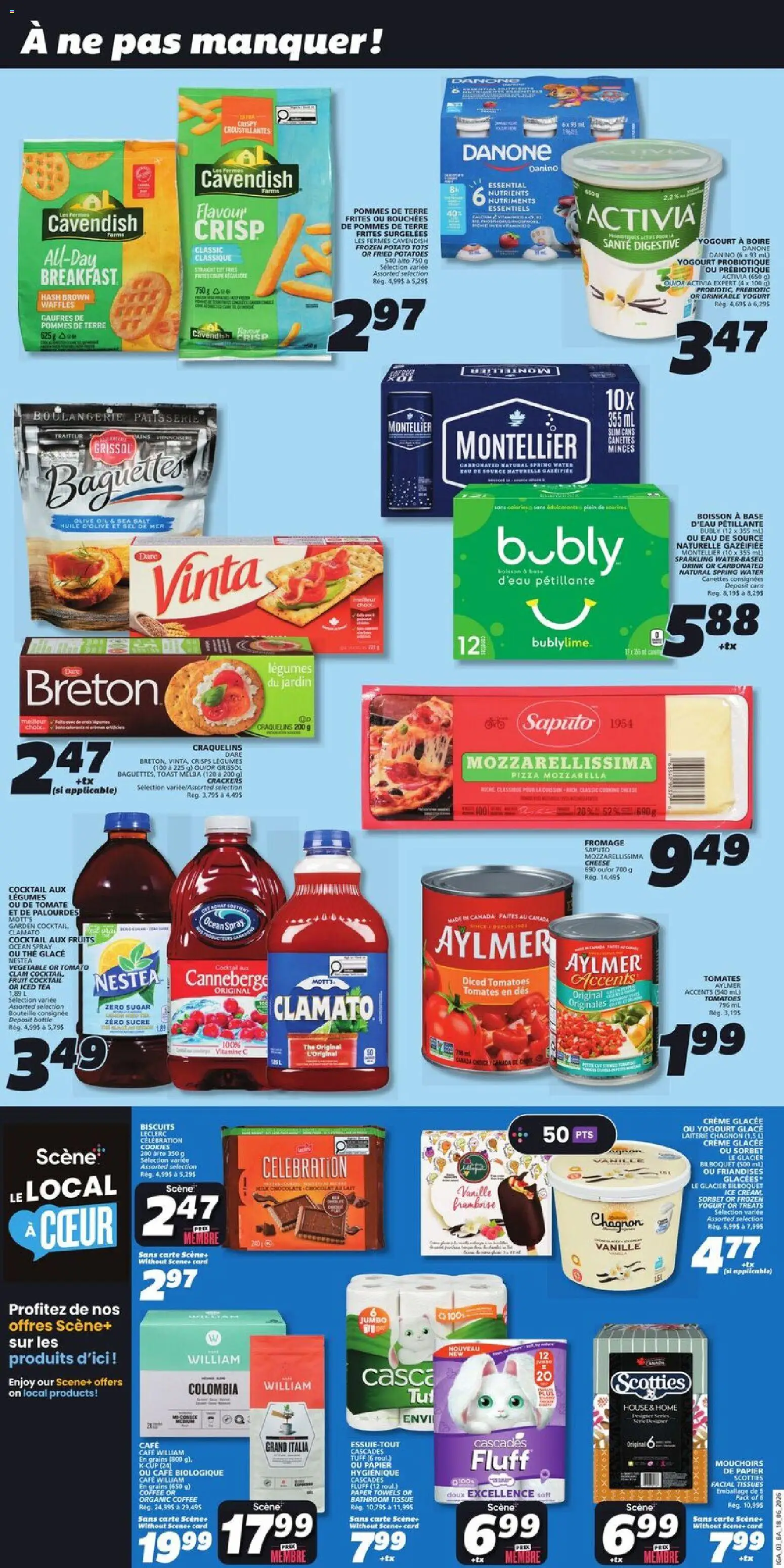 IGA flyer valid from 18.06.2026 | Page: 3 | Products: Milk, Yogurt, Coffee, Tomatoes