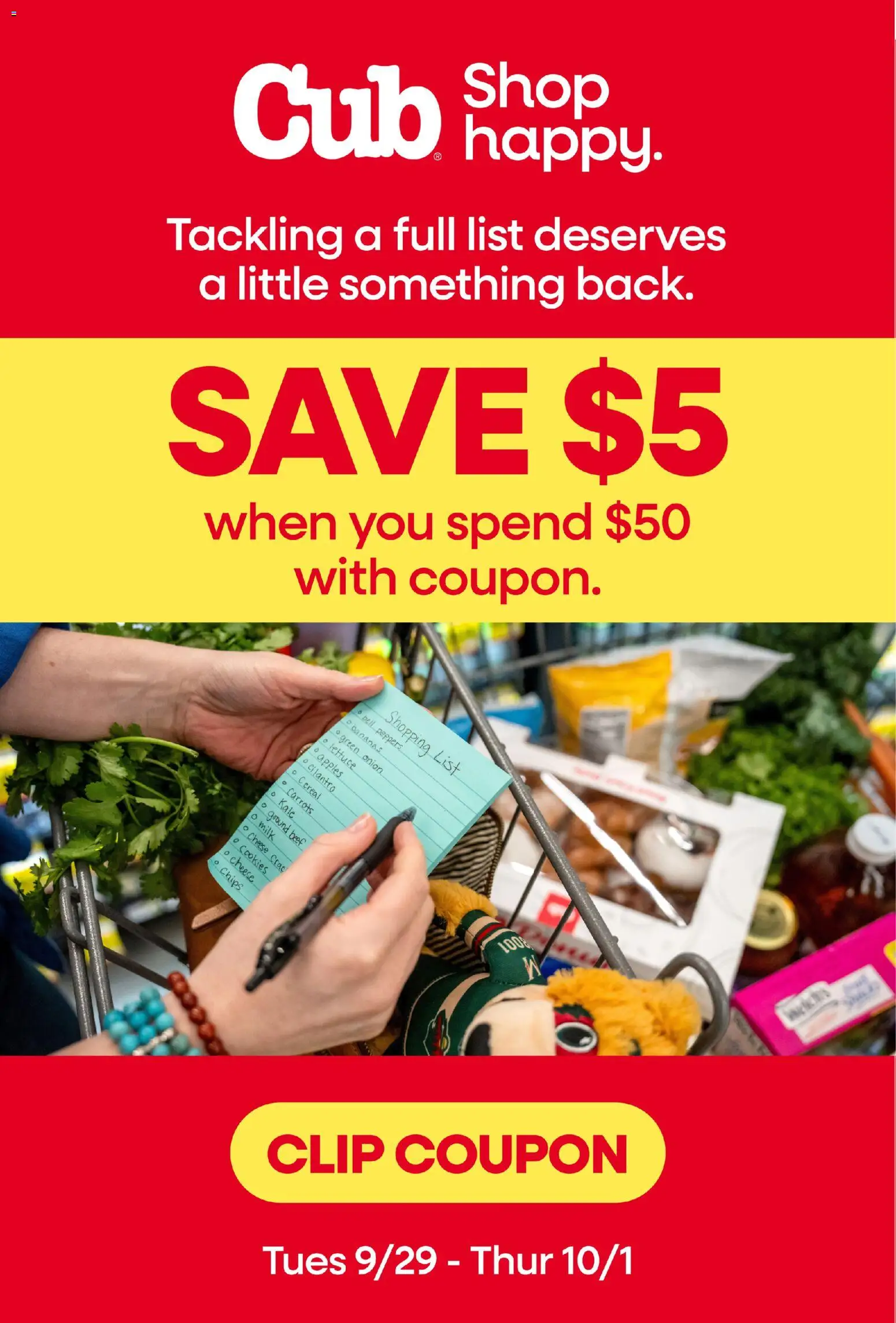 Cub Foods Shophappy - valid from 09/27/2026 | Page: 1