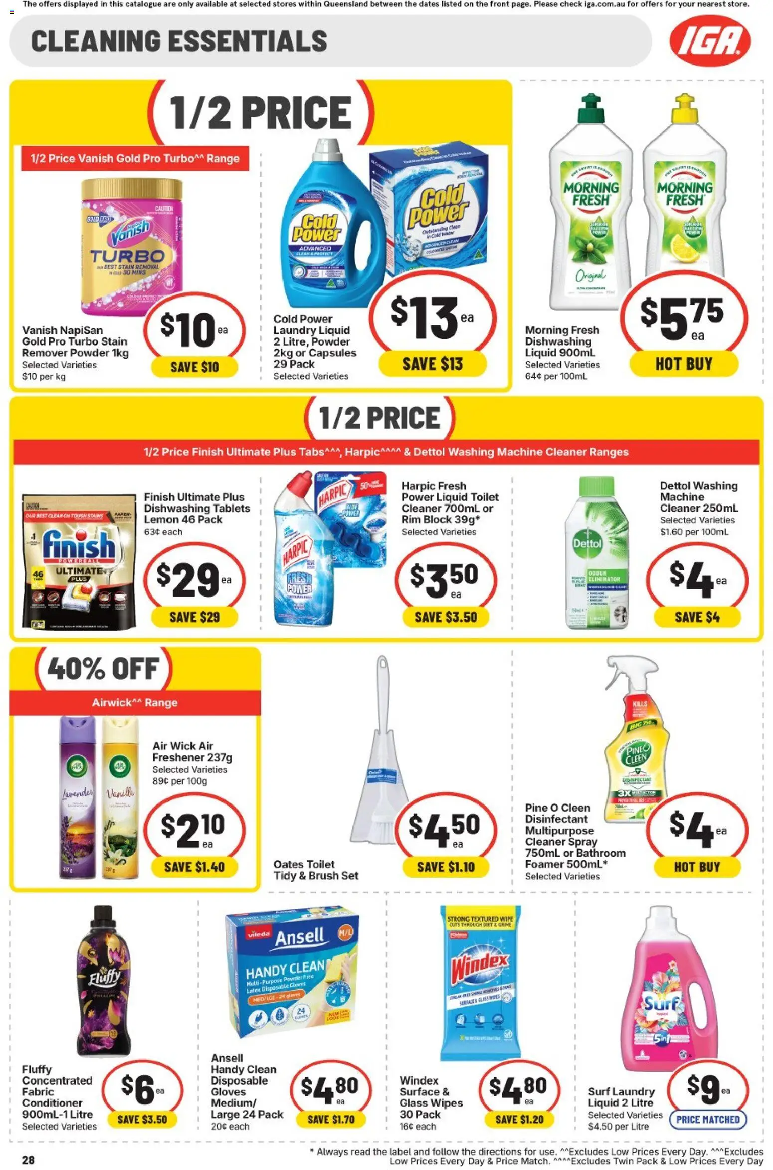 IGA catalogue - valid from 01/07/2026 | Page: 28 | Products: Toilet, Conditioner, Lemon, Multipurpose