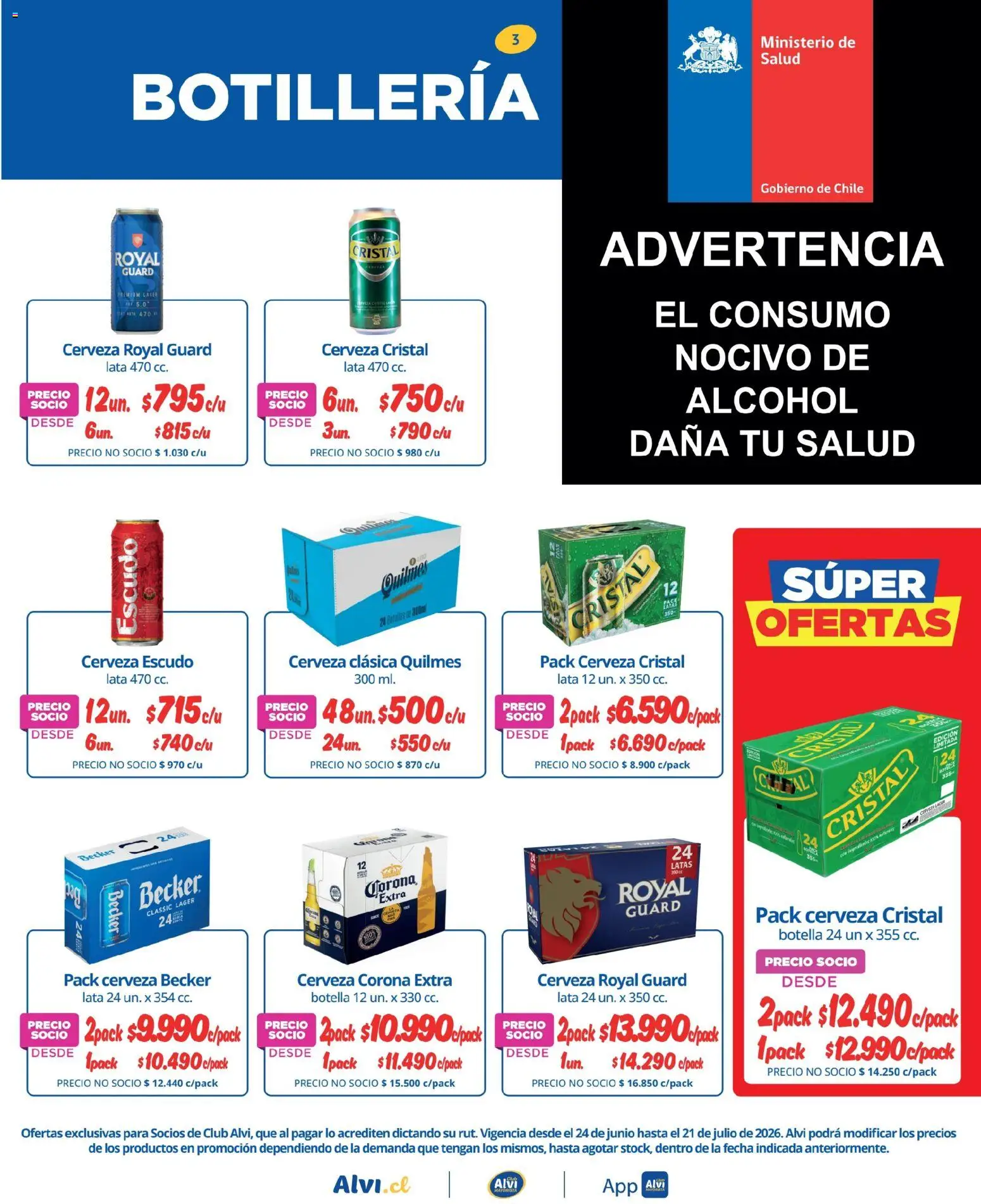 Alvi catálogo │ válido desde el 23.06.2026 | Página: 3 | Productos: Botella, Cerveza