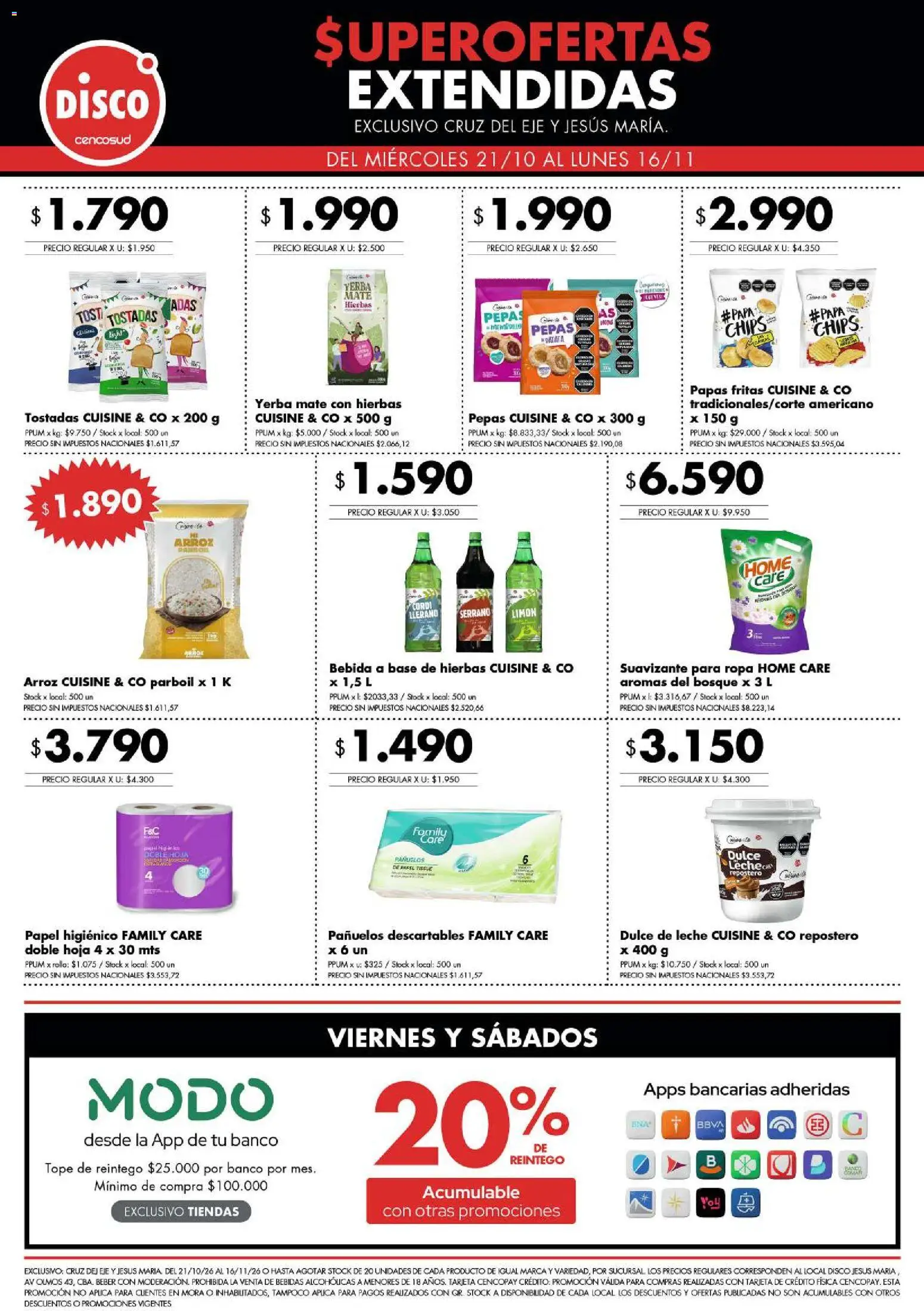 Disco - Superofertas Extendidas │ válido desde el 21/10/2026 | Página: 6