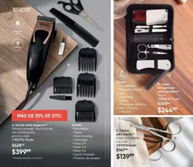 Vista previa de AVON Casa & Estilo 14 2026, nuevo folleto de la tienda, válido en México a partir del 11/09/2026 | Página: 137 | Productos: Lima, Rasuradora, Peine, Cortaúñas