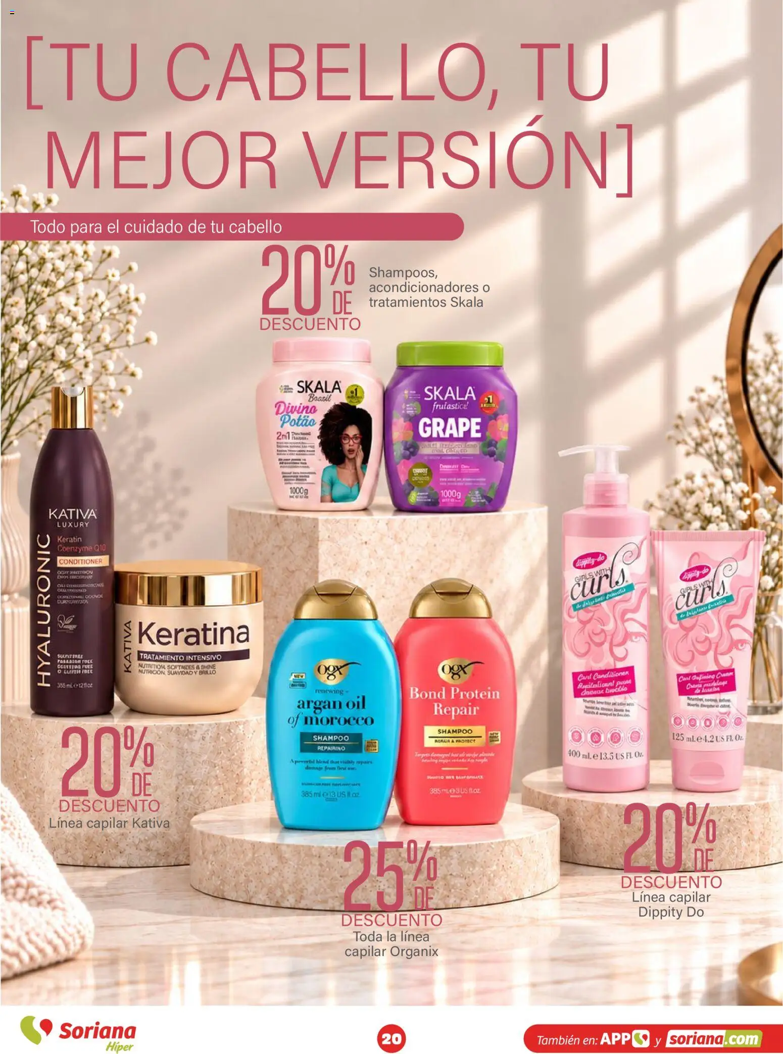 Nuevas ofertas de Soriana válidas en toda la República Mexicana desde el 15/10/2026. ¡Encuentra las mejores ofertas en Soriana folleto Modo #Glowing! | Página: 20