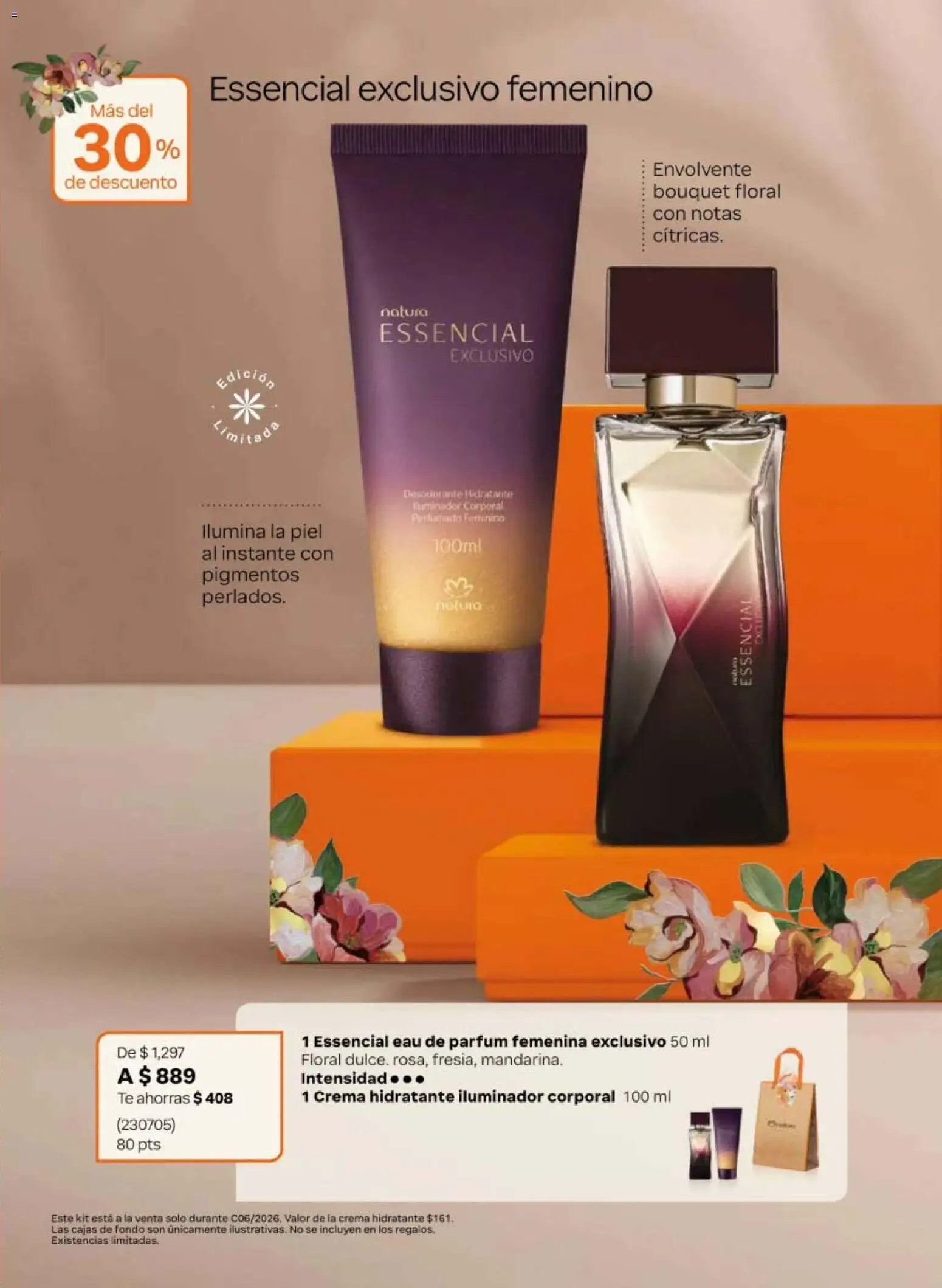 Nuevas ofertas de Natura válidas en toda la República Mexicana desde el 02.04.2026. ¡Encuentra las mejores ofertas en Natura campaña 6 2026! | Página: 11 | Productos: Desodorante, Iluminador, Crema, Té