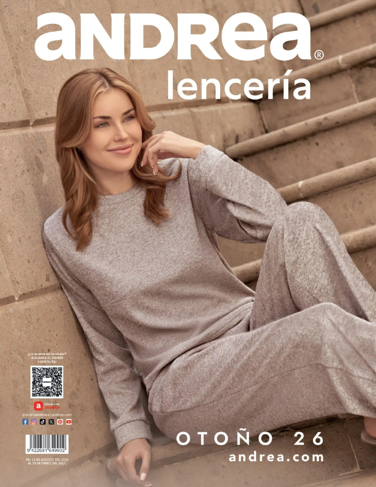 Nuevas ofertas de Andrea válidas en toda la República Mexicana desde el 23/08/2026. ¡Encuentra las mejores ofertas en Andrea catálogo Lencería & vestir interior! | Página: 88 | Productos: Lenceria