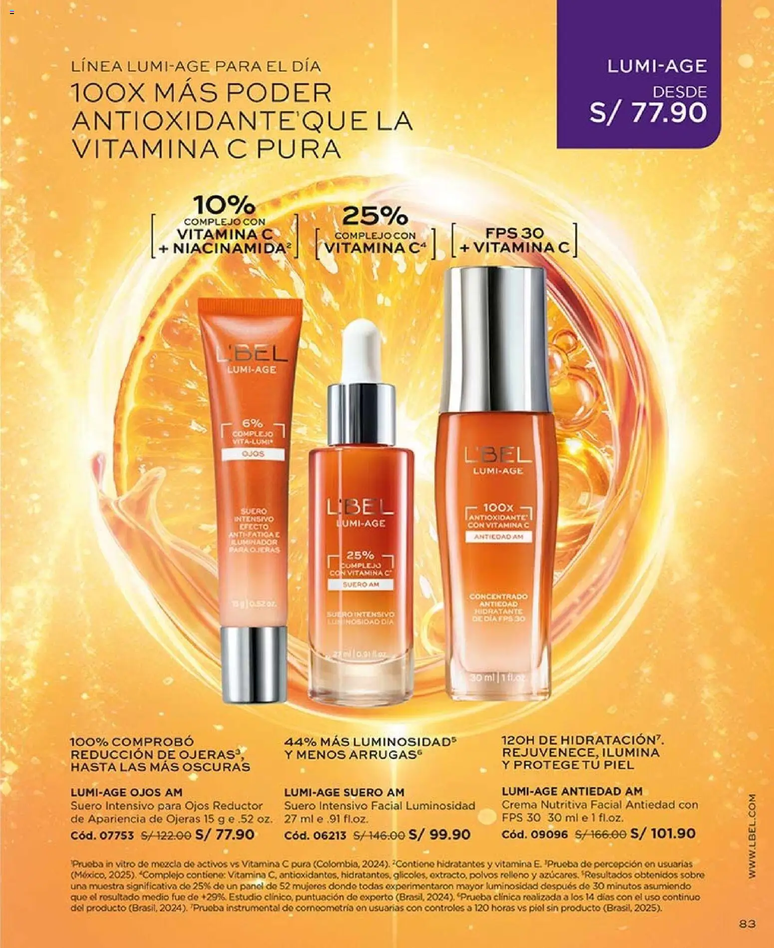 Catálogo L'Bel válido desde 22/08/2026 | Página: 83 | Productos: Crema