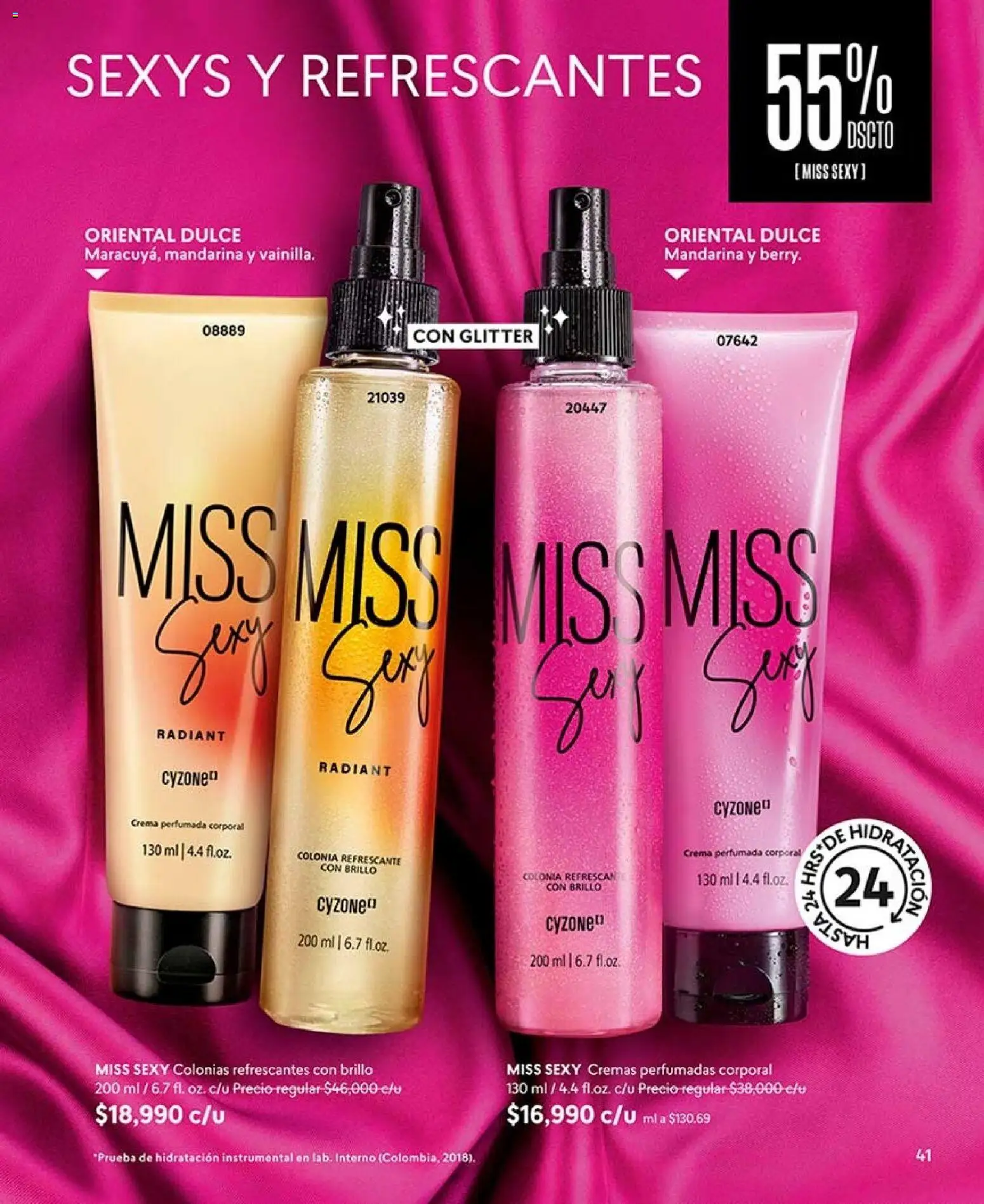 CyZone revista - valida desde el 07/09/2026 | Página: 41 | Productos: Crema, Glitter, Brillo