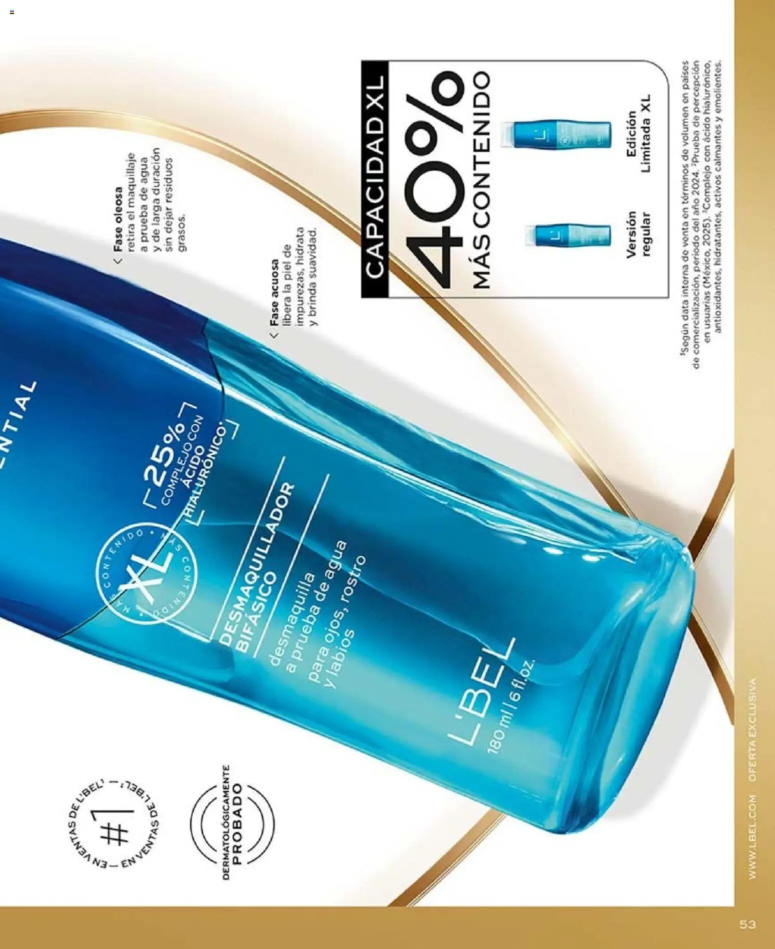 L'Bel revista - valida desde el 28/08/2026 | Página: 53 | Productos: Agua, Maquillaje