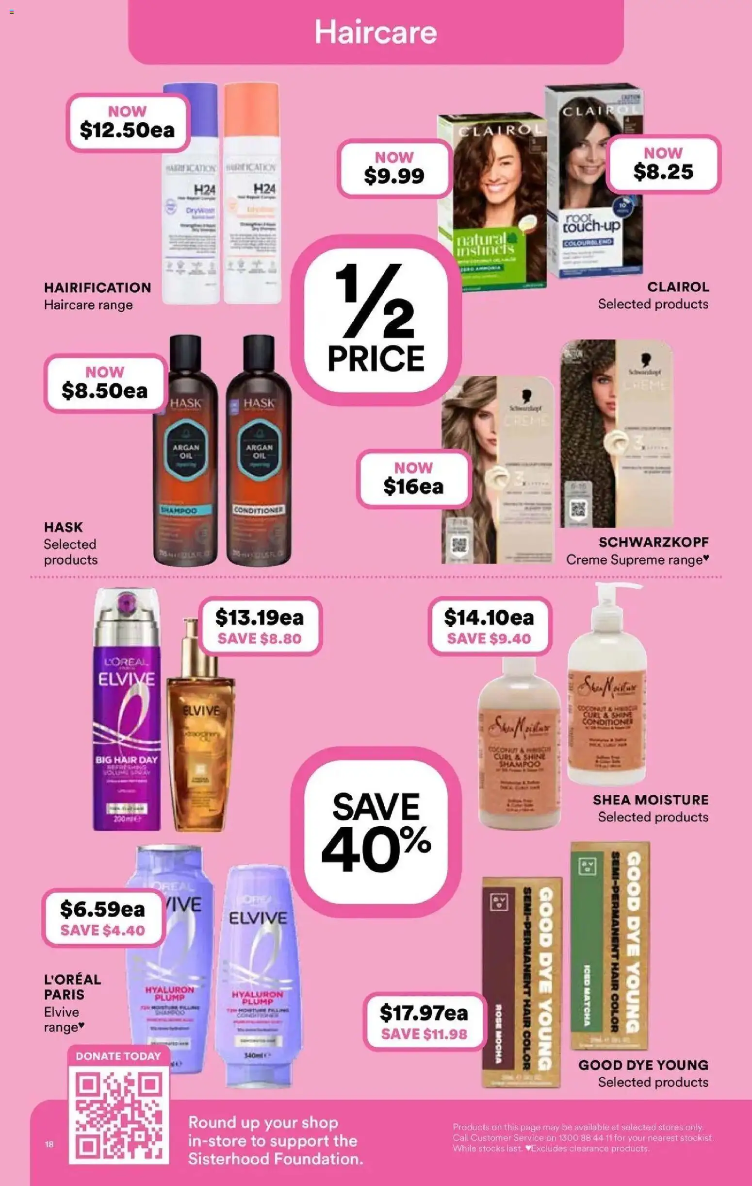 Priceline Pharmacy catalogue Torrens Park - 10/09/2026 > weekly / monthly specials | Page: 18 | Products: Shampoo, Matcha, Conditioner, Coconut