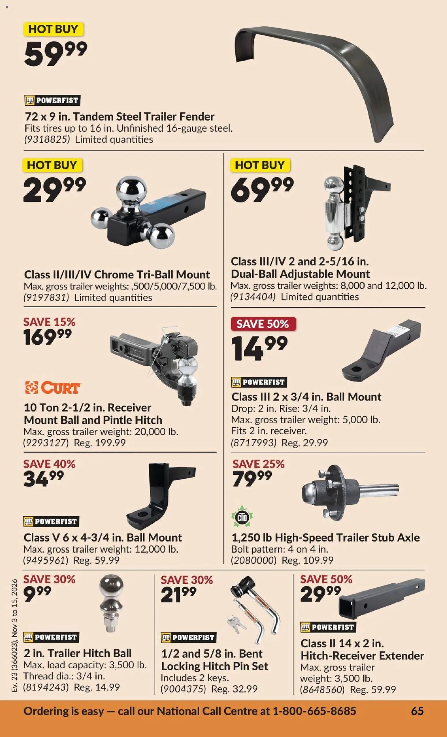 Princess Auto flyer valid from Nov 1, 2026 | Page: 73