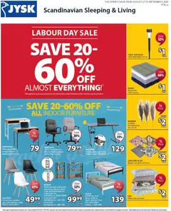 Preview of JYSK weekly flyer from shop JYSK valid from Aug 27, 2026