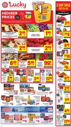 Preview of Lucky Supermarkets weekly ads valid from 07/22/2026
