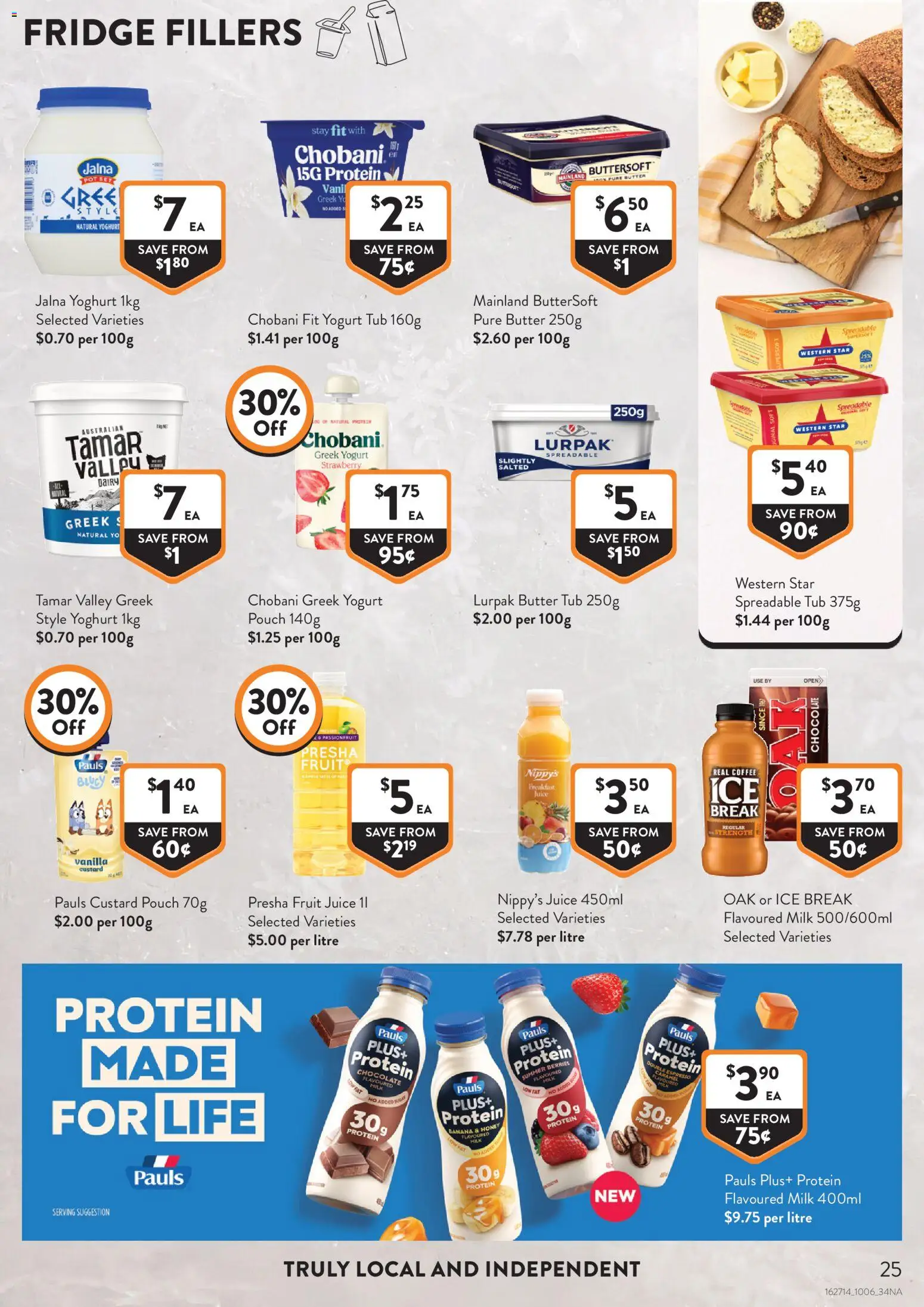 Foodworks catalogue - valid from 10.06.2026 | Page: 25 | Products: Butter, Chocolate, Sugar, Fridge