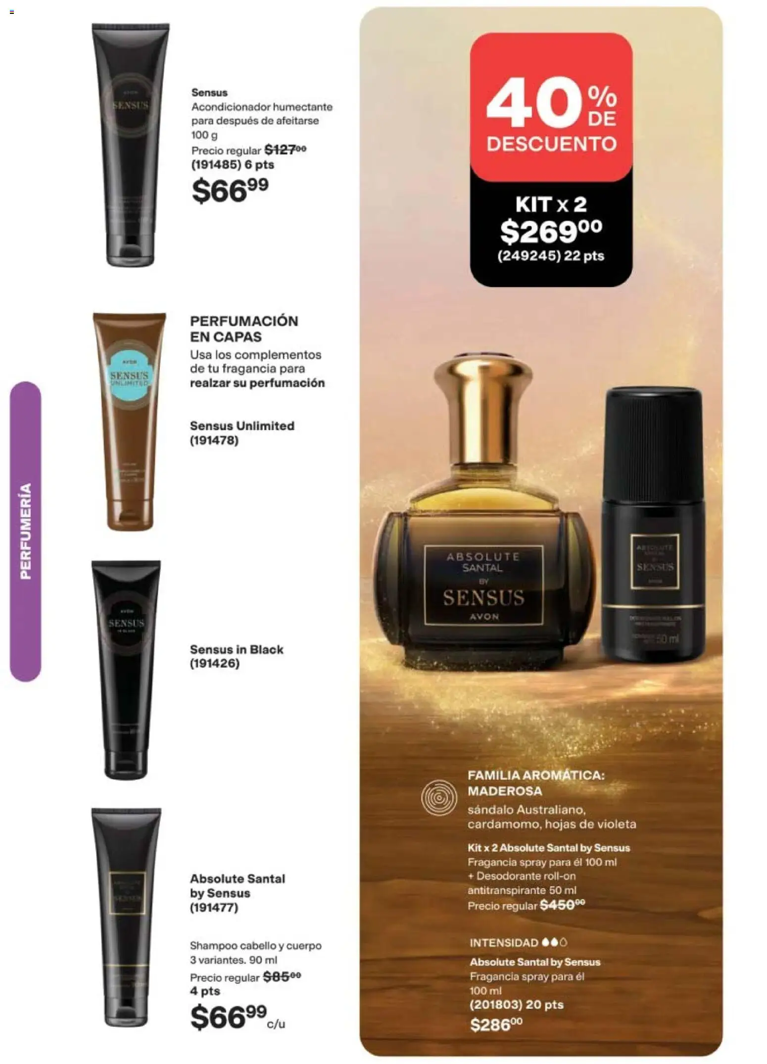 Nuevas ofertas de AVON válidas en toda la República Mexicana desde el 24.04.2026. ¡Encuentra las mejores ofertas en AVON campaña 7 2026! | Página: 96 | Productos: Desodorante, Antitranspirante, Fragancia, Acondicionador