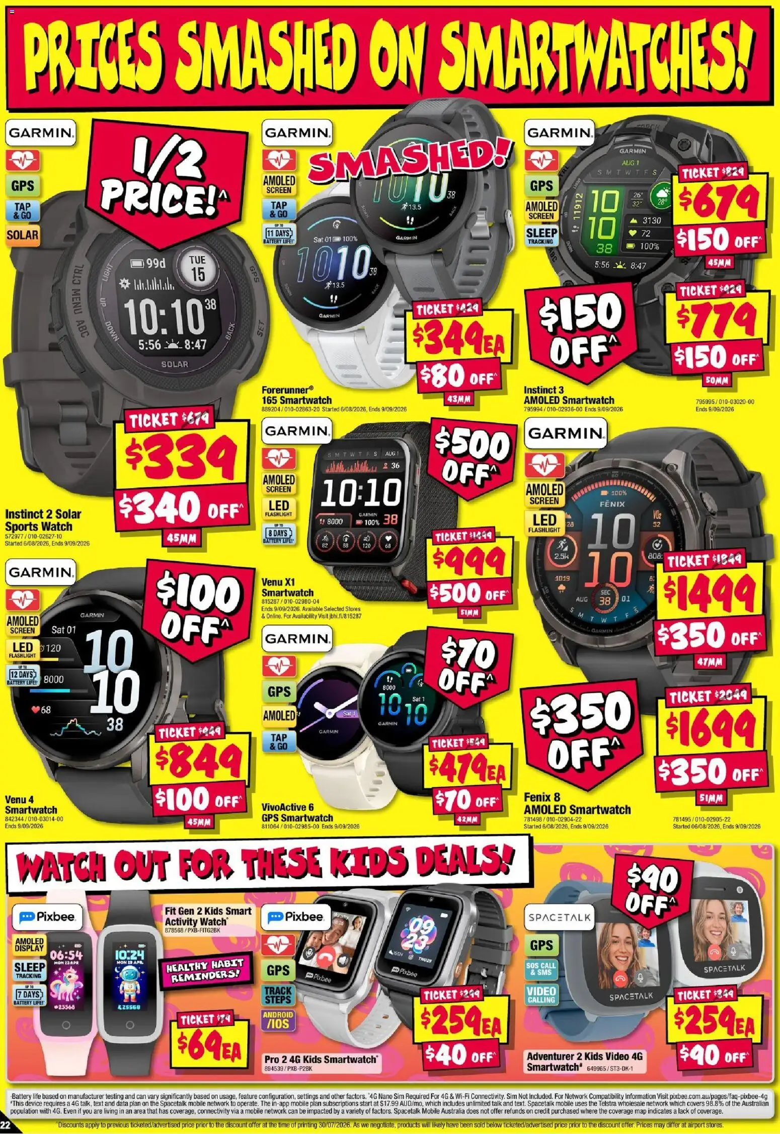 JB Hi-Fi catalogue - valid from 13/08/2026 | Page: 22 | Products: Battery, Watch, Mobile, Smartwatch