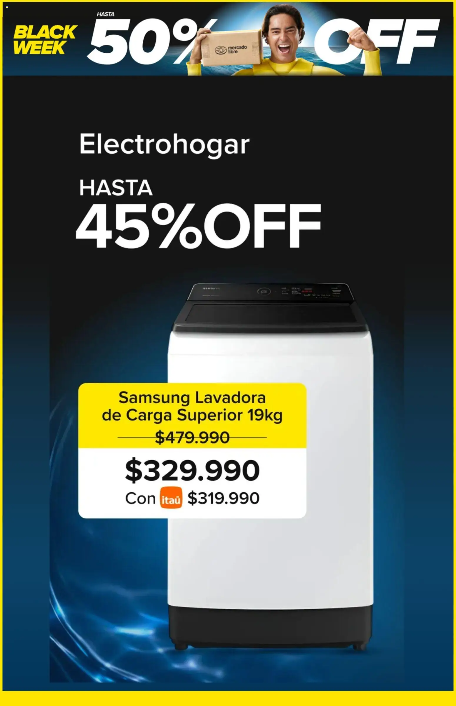 Mercado Libre ofertas  │ válido desde el 01.04.2026 | Página: 3 | Productos: Lavadora