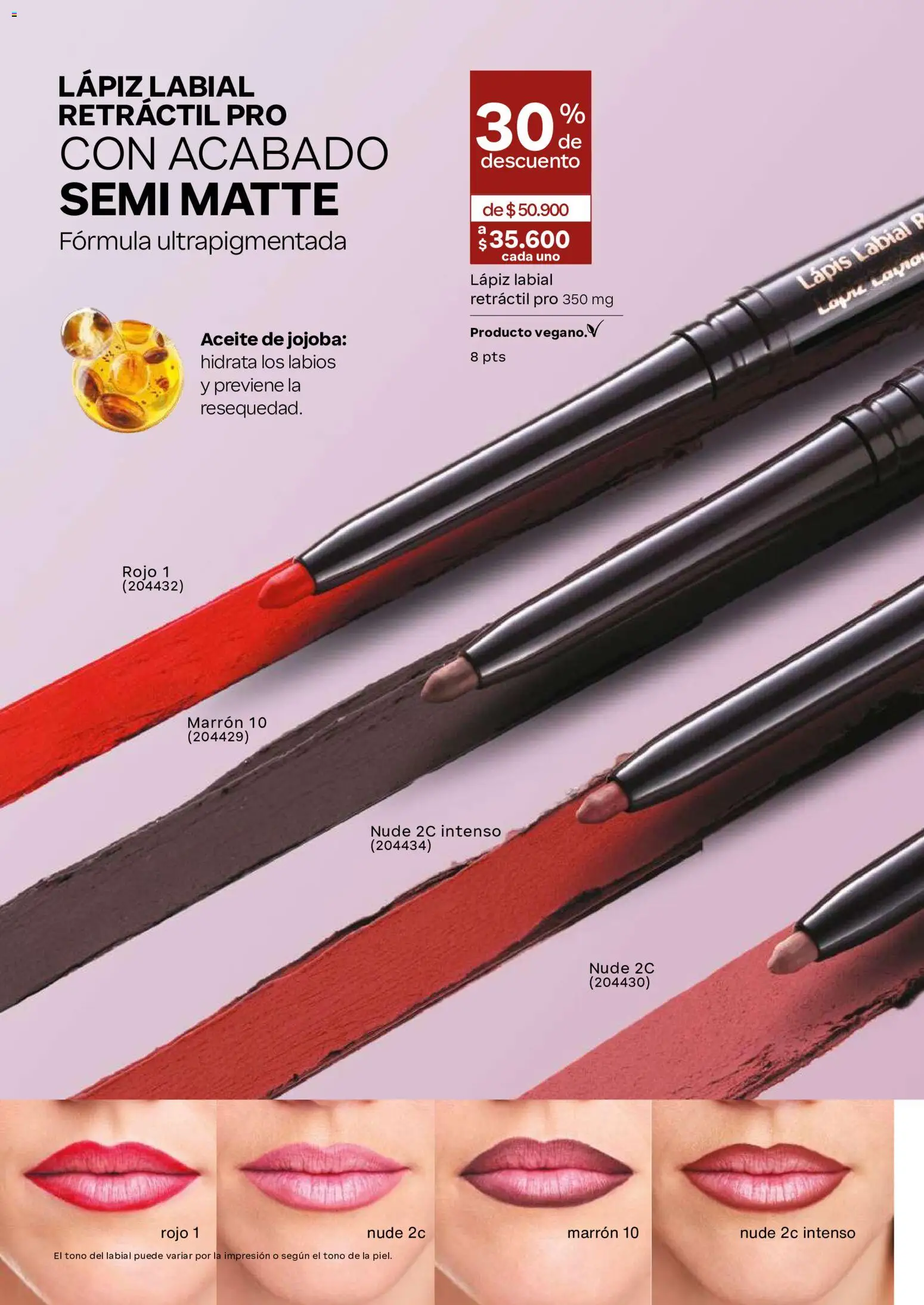 Natura revista - valida desde el 23/09/2026 | Página: 92 | Productos: Lápiz labial, Aceite
