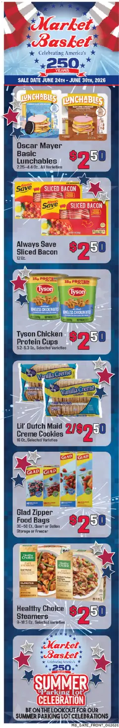 Preview of Market Basket weekly ads valid from 24.06.2026 | Page: 1