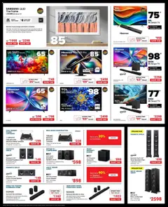 Preview of Visions weekly flyer / circulaire from shop Visions valid from Sep 18, 2026 | Page: 5 | Products: Bluetooth speaker, Tv, Speaker, Soundbar