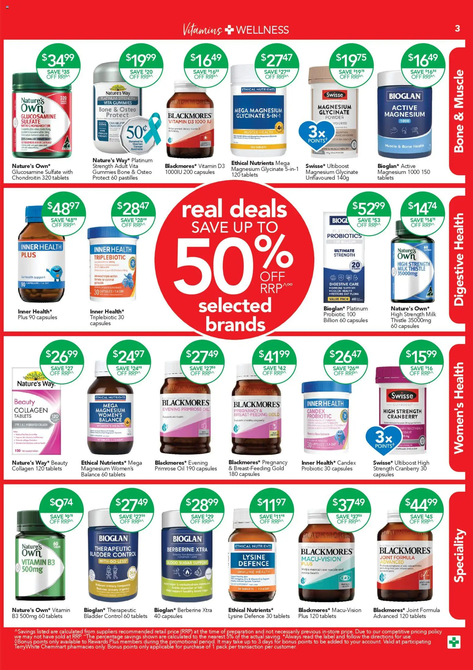 Terry White catalogue - valid from 26.03.2026 | Page: 3 | Products: Powder, Sugar, Tablet, Tablets