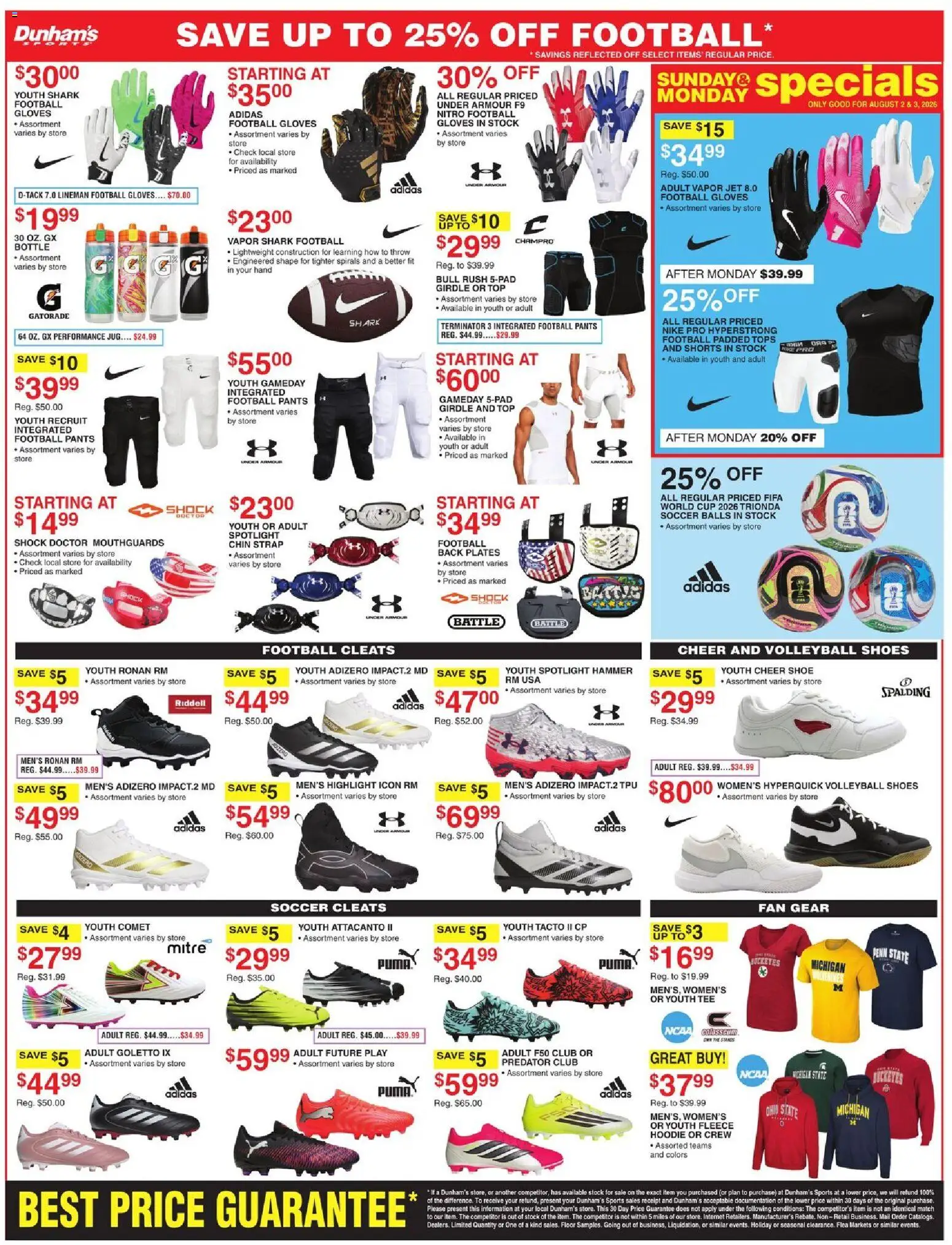 Dunham's Sports Weekly Ad - valid from 08/01/2026 | Page: 5 | Products: Pump, Hammer, Shock, Fan