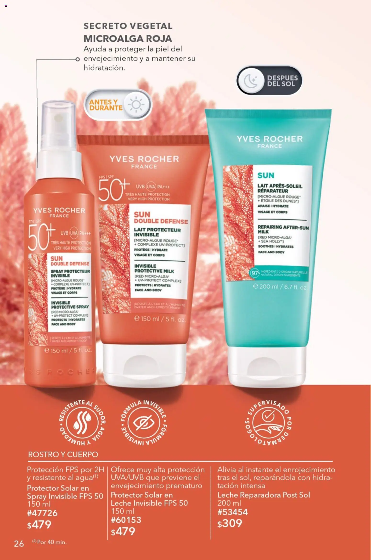 Nuevas ofertas de Yves Rocher válidas en toda la República Mexicana desde el 15/09/2026. ¡Encuentra las mejores ofertas en Yves Rocher campaña 13 2026! | Página: 28
