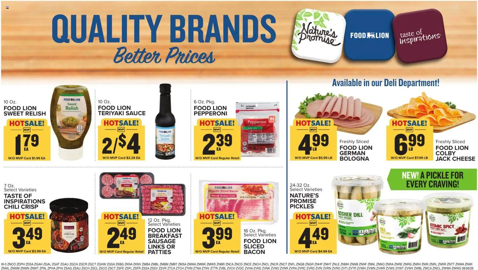 Food Lion Weekly Ad - valid from 08/26/2026 | Page: 16 | Products: Chips, Pickles, Dill, Chili