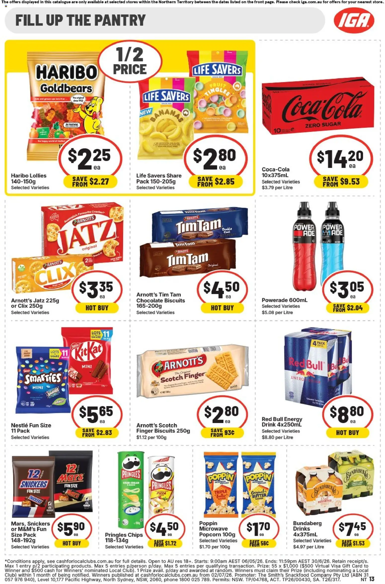 IGA catalogue - valid from 20.05.2026 | Page: 10 | Products: Butter, Lollies, Cream, Sugar