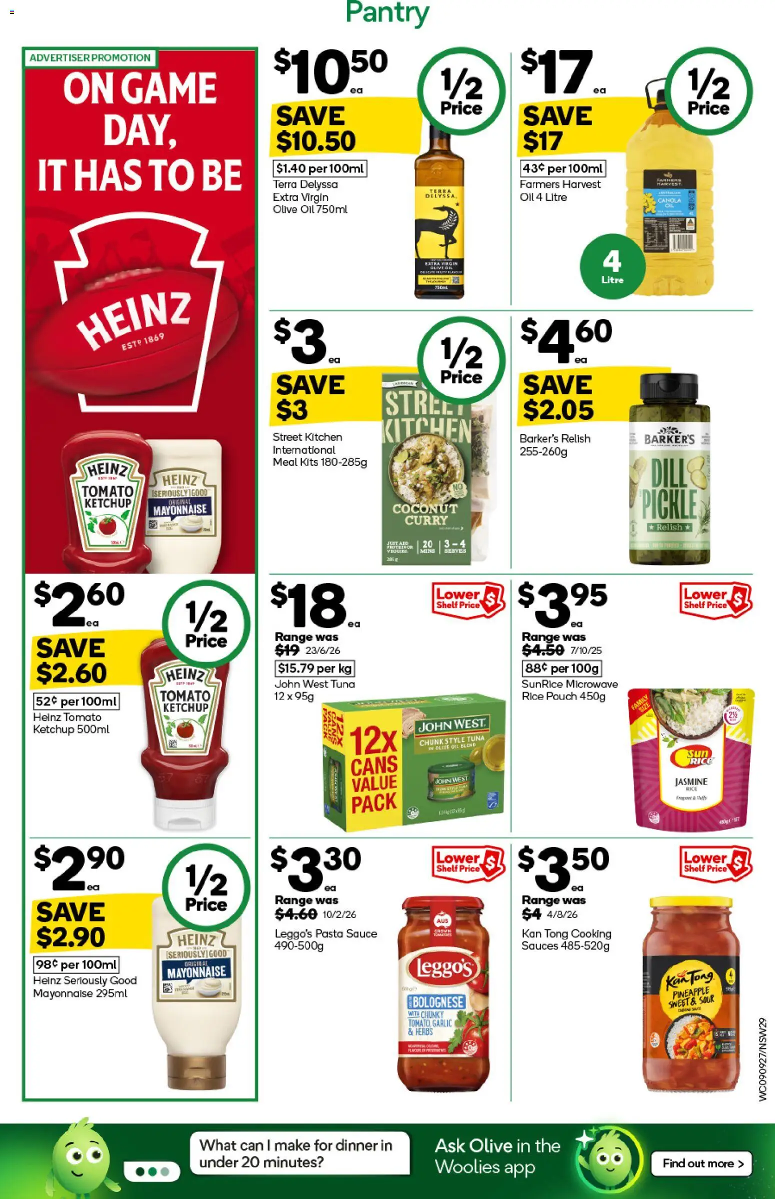 Woolworths catalogue - valid from 09/09/2026 | Page: 27 | Products: Shelf, Oil, Relish, Dill