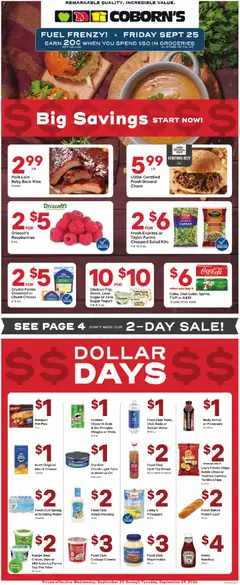 Preview of Coborn's weekly ads valid from 09/23/2026