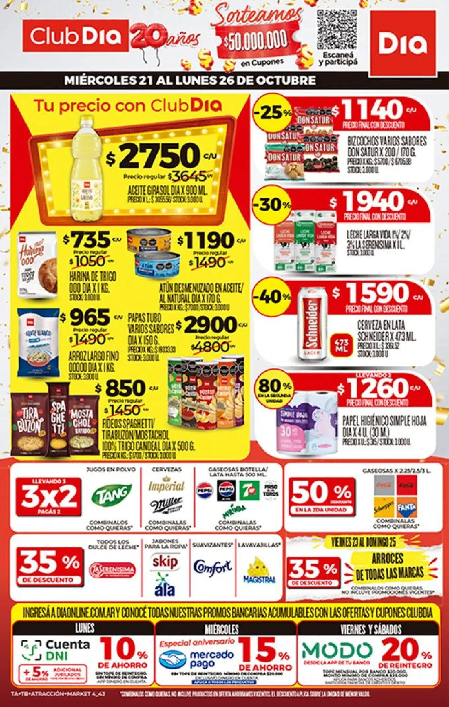 Supermercado DIA Ofertas │ válido desde el 21/10/2026 | Página: 1