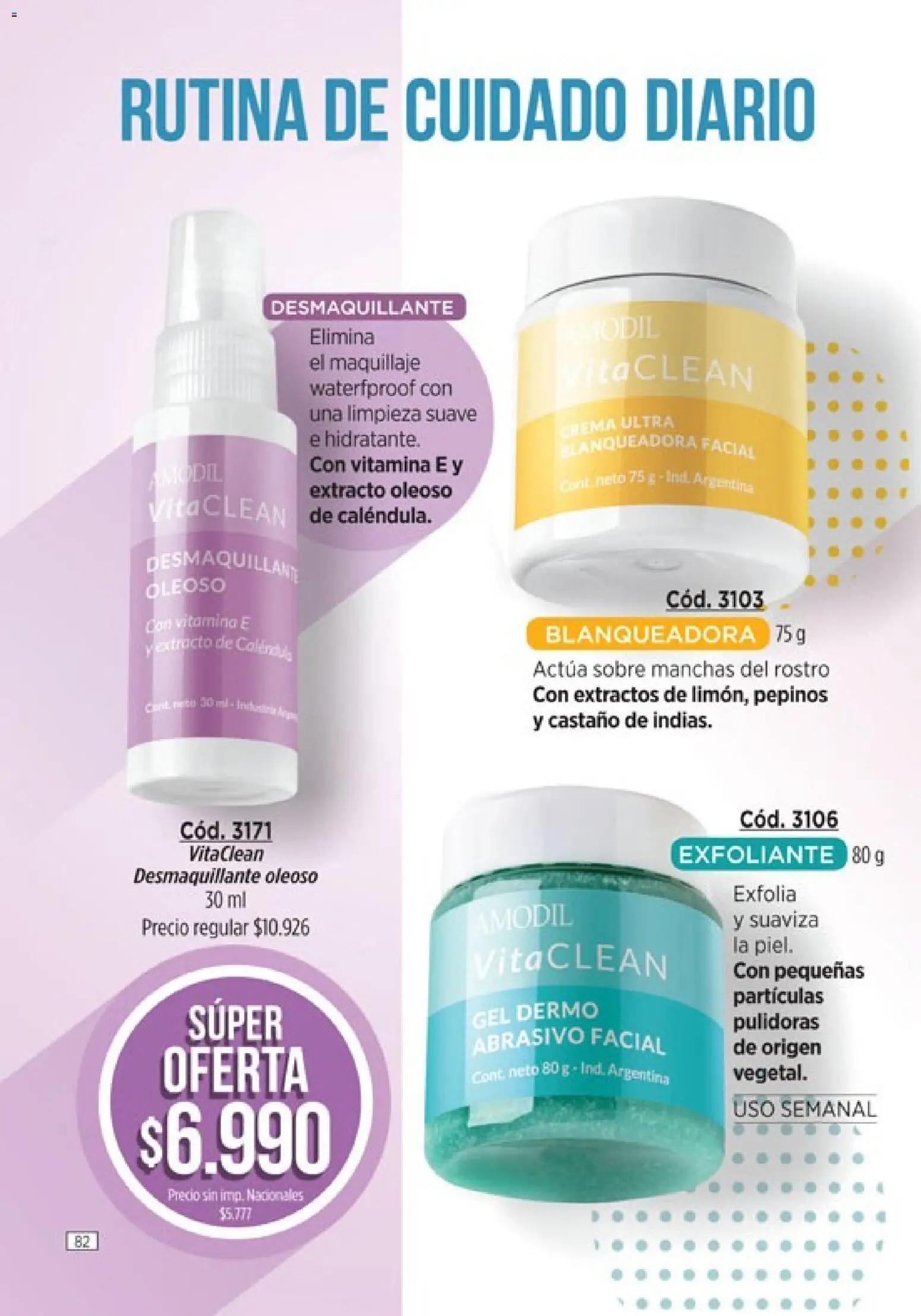Catálogo Amodil Campaña 15 │ válido desde el 26/08/2026 | Página: 82 | Productos: Sobre, Maquillaje, Desmaquillante, Pepinos